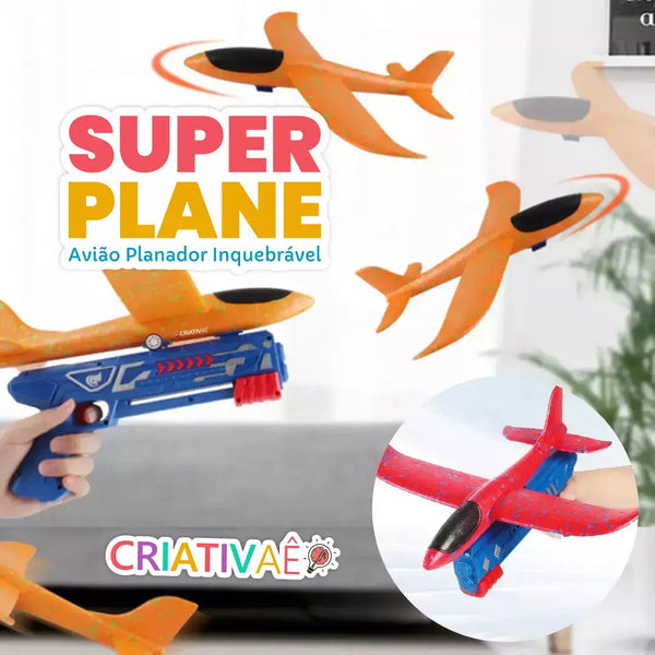 Super Plane - Avião Planador Inquebrável com Lançador