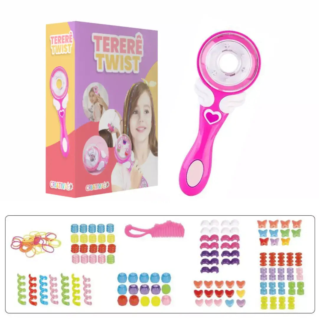 Tererê Twist - Decorador de Cabelos + Brinde Exclusivo 3+ Criativaê Completo 